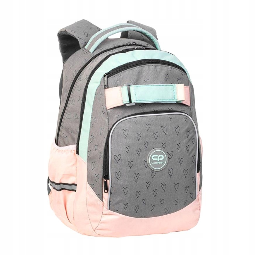 Trojkomorový batoh Coolpack Loop Whipped Cream pre dokonalý školský komfort